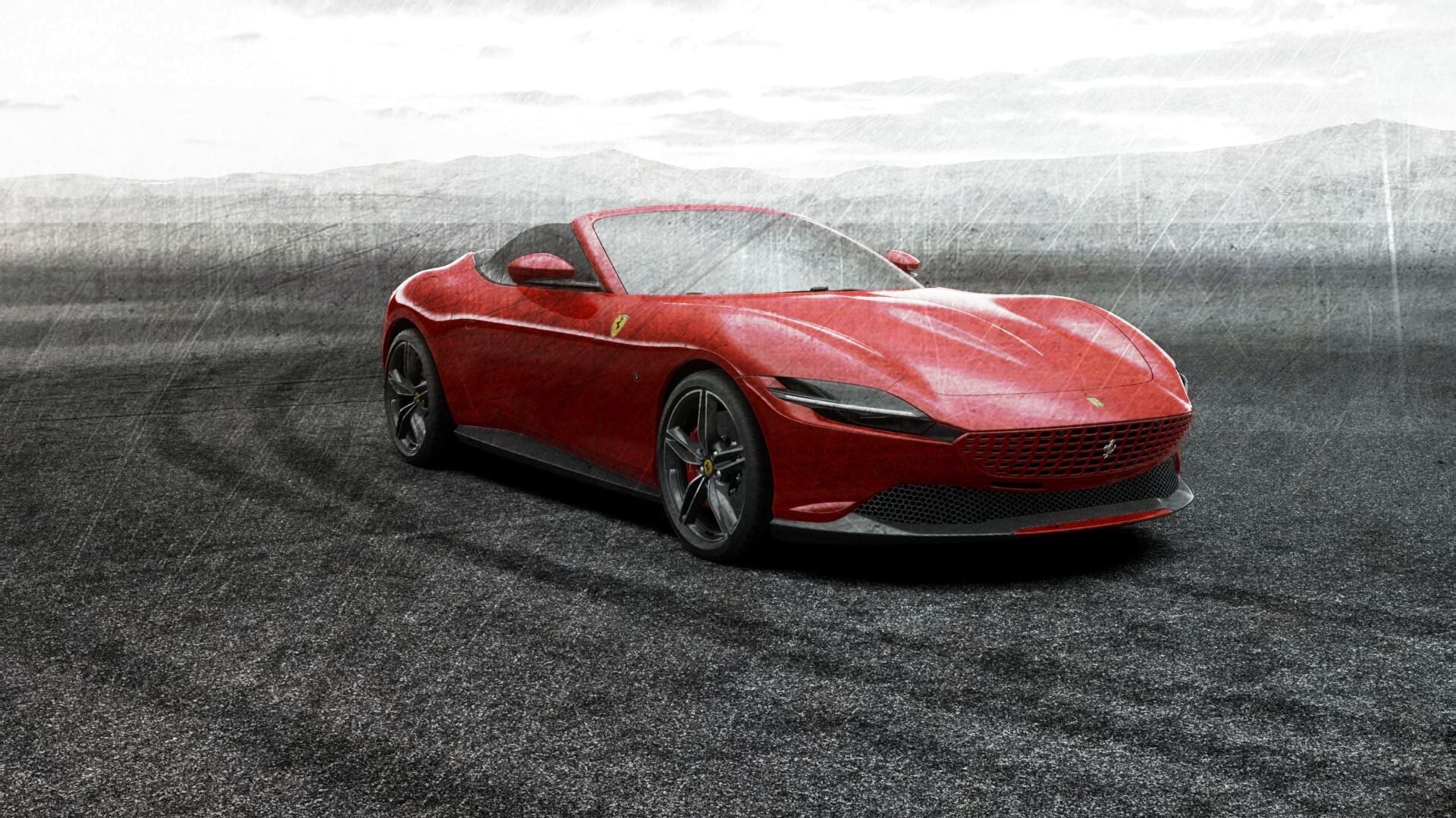 Ferrari Roma Spider - Rosso Imola LE49 - 1:18