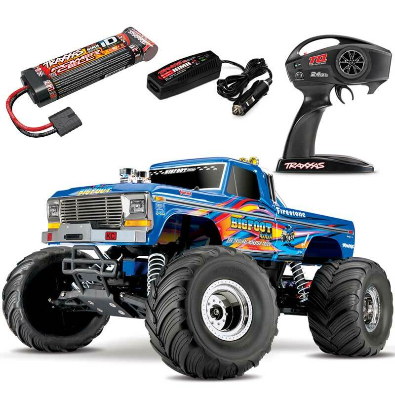 Traxxas BIGFOOT Classic 2WD RTR RC Truck w/Battery & Quick Charger