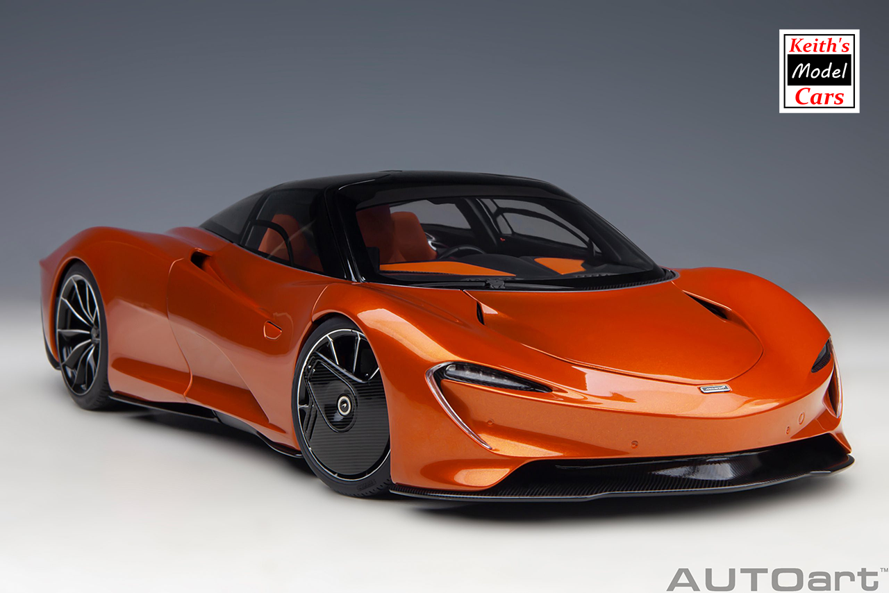 [1/18 Scale] McLaren Speedtail in Volcano Orange by AUTOart Models