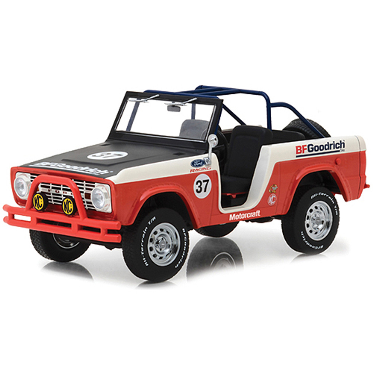 1966 Ford BF Goodrich Baja Bronco 1:18 Scale Diecast Replica Model