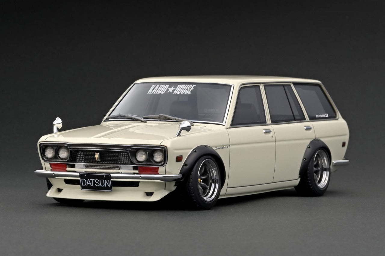 *PREORDER* Ignition Model 1:18 Datsun Bluebird (510) Wagon KAIDO HOUSE in White