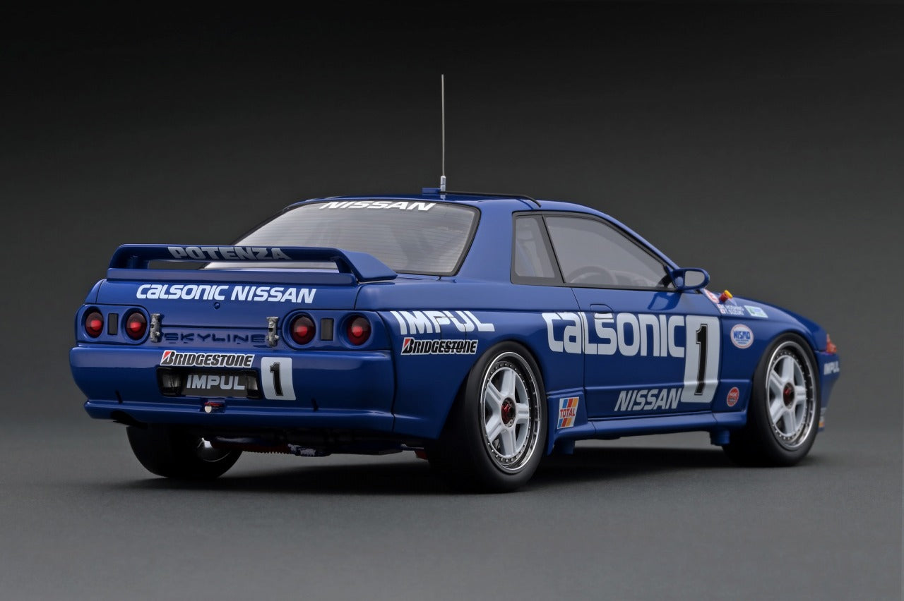 Ignition Model 1:18 Nissan Skyline GT-R (BNR32) CALSONIC #1 1991 JTC