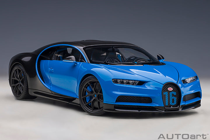 BUGATTI CHIRON SPORT 2019 (FRENCH RACING BLUE/CARBON)