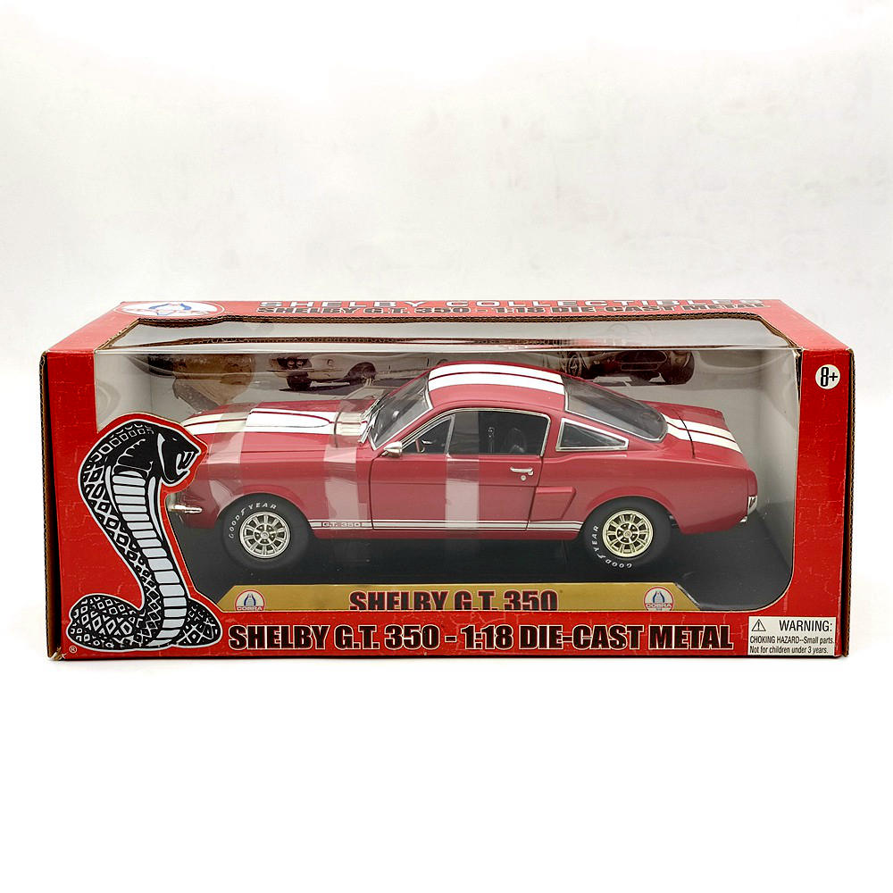 Cobra 1:18 1966 Ford Mustang Shelby GT 350 DC35003 Red Diecast Collectibles Used