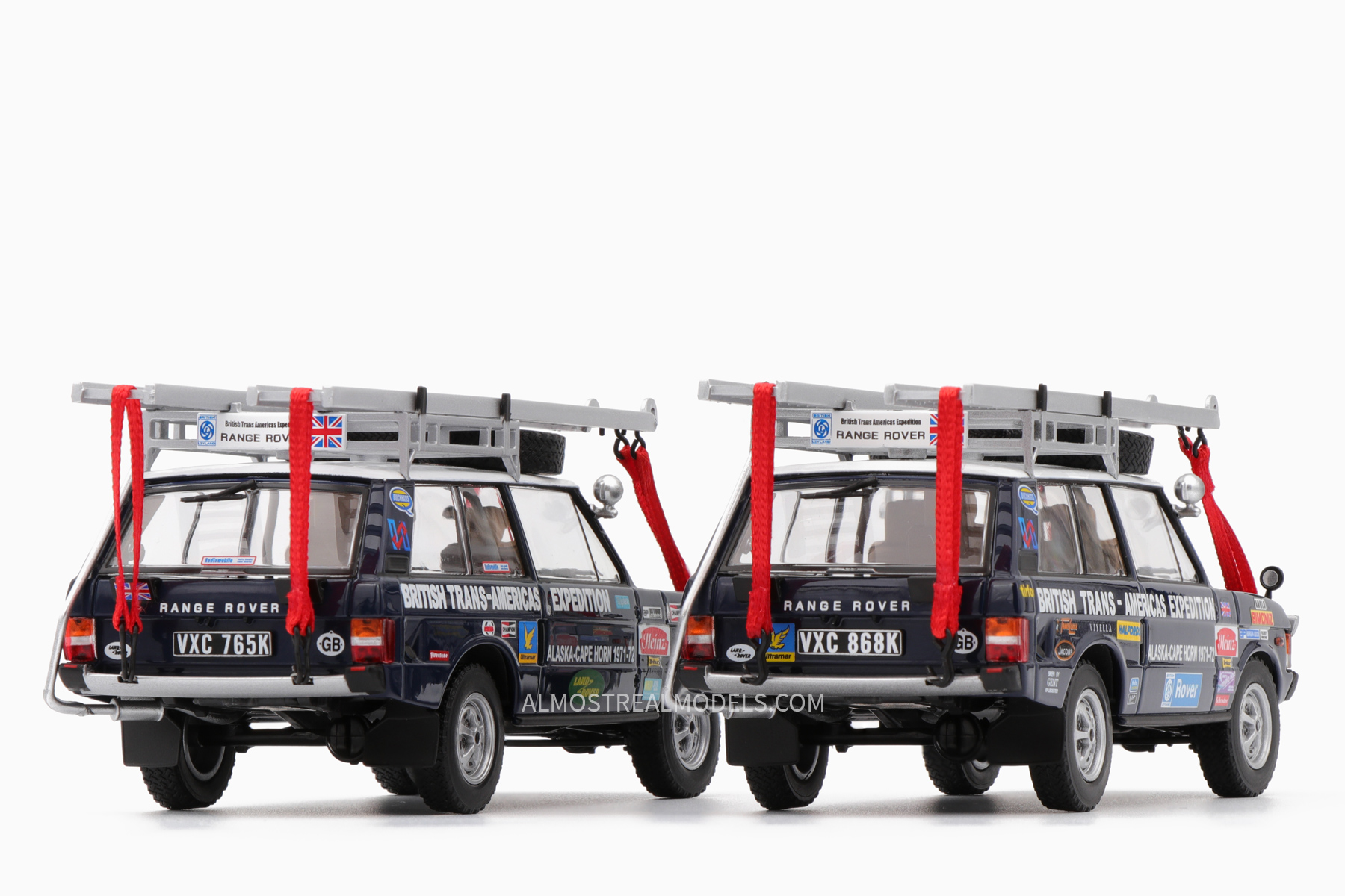 Range Rover “The British Trans-Americas Expedition” 2-Car Set 1:43 by Almost Real