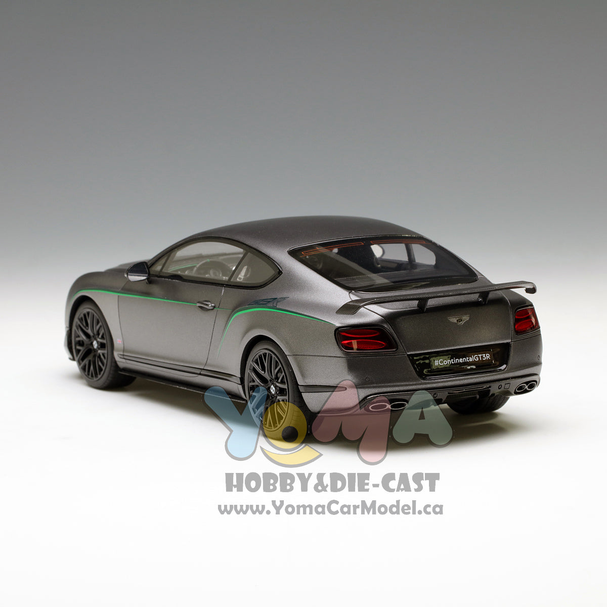 GT Spirit 1:18 Bentley Continental GT3-R 2015 Grey Matte KJ003
