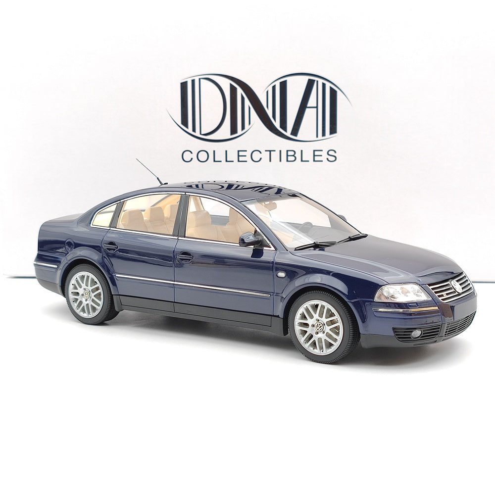 DNA Collectibles 1/18 Volkswagen VW Passat W8 2001 DNA000029 Resin Model Blue Toy Car Gift