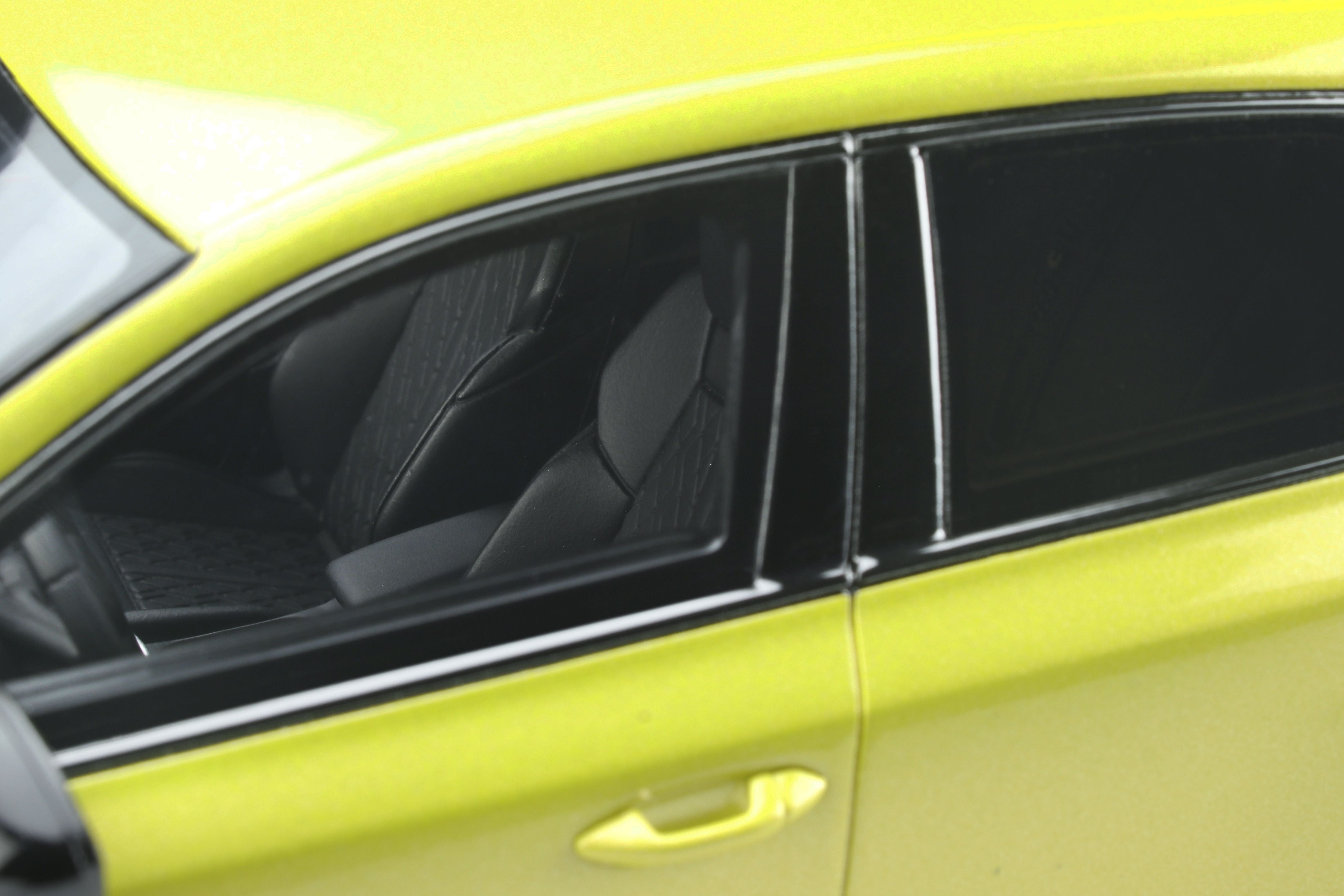 GT Spirit 1:18 2021 Audi S3 (8Y) Sportback Python yellow metallic GT364
