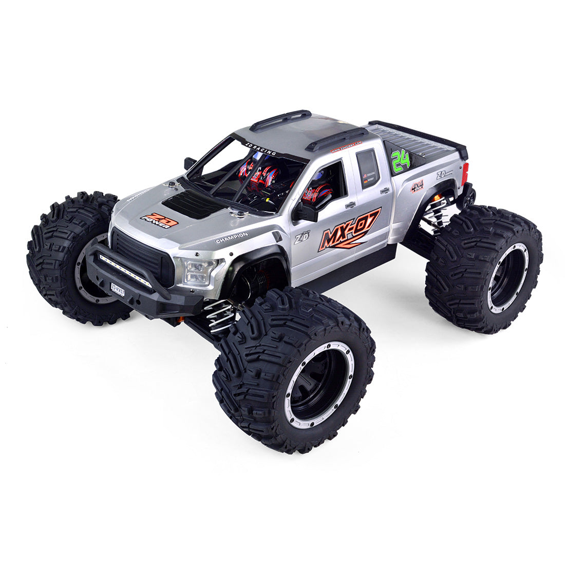 ZD Racing MX-07 1/7 2.4G 4WD RC Monster Remote Control Off-road Car - RTR Version