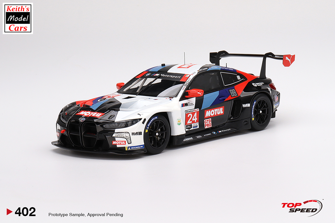 [1/18 Scale] BMW M4 GT3 - BMW Team RLL - 2022 IMSA Daytona 24 Hrs (No.24 P. Eng/M. Wittmann/N. Yelloly/S. van der Linde) by TopSpeed-Models