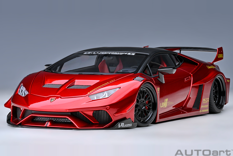 *PREORDER* AUTOart 1:18 Lamborghini Huracan GT LBWK Silhouette Works in Red