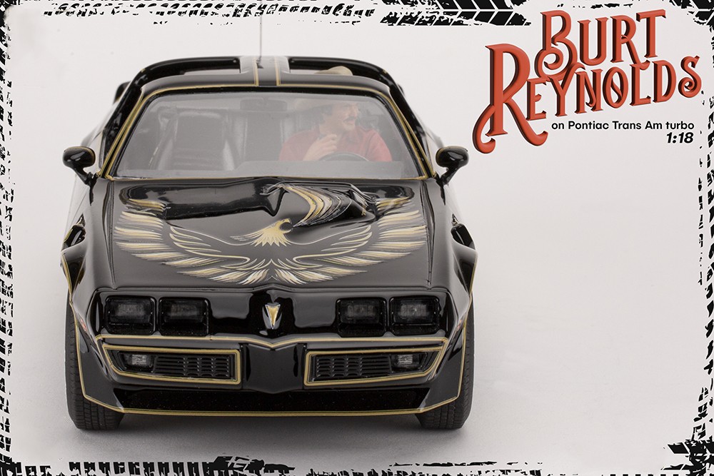 Burt Reynolds on Pontiac Firebird Trans Am 1980 - FREE SHIPPING