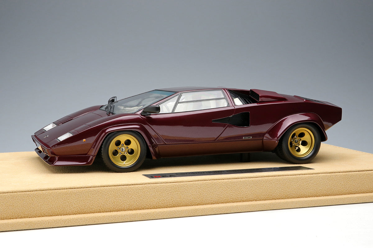 Lamborghini Countach LP5000QV 1985 - metallic deep purple - 1:18