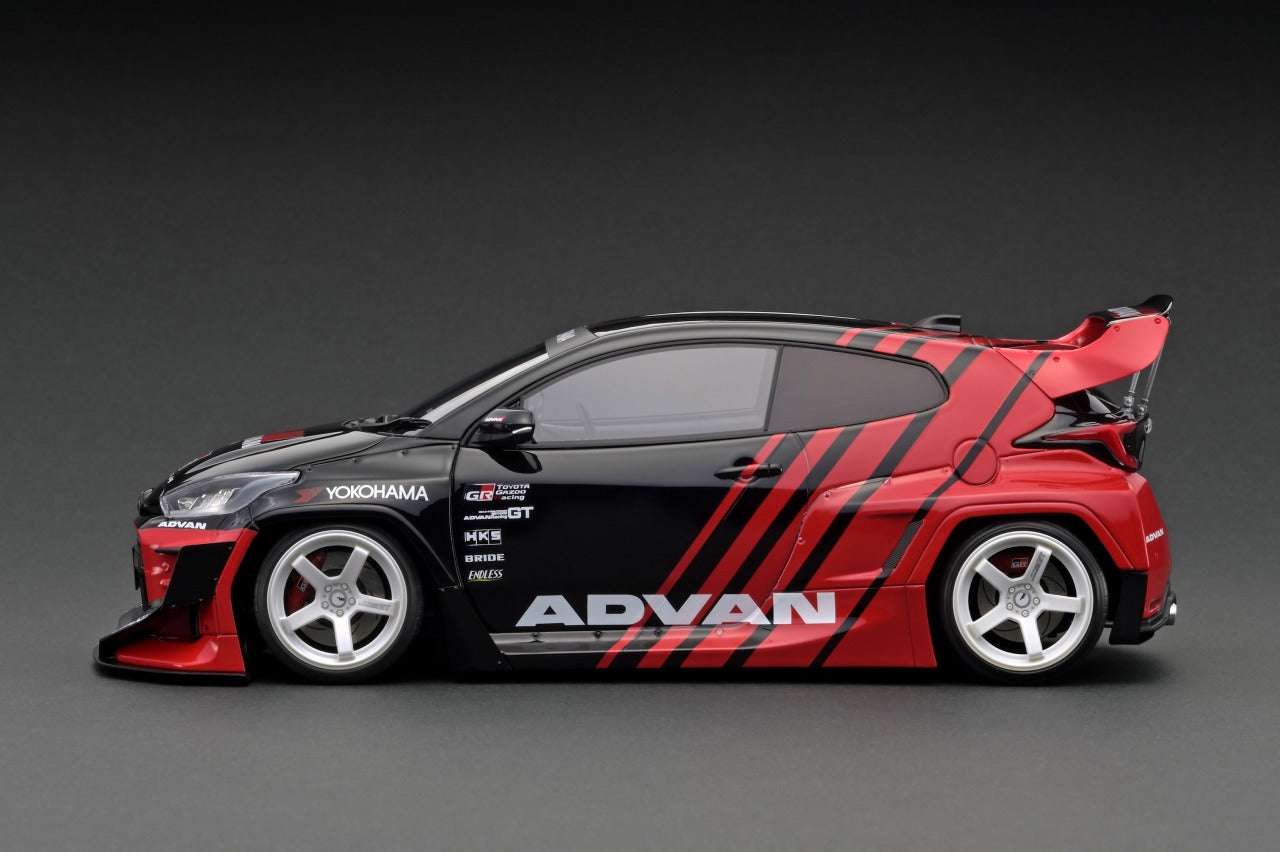 *PREORDER* Ignition Model 1:18 Toyota GR Yaris (4BA) PANDEM in Black / Red