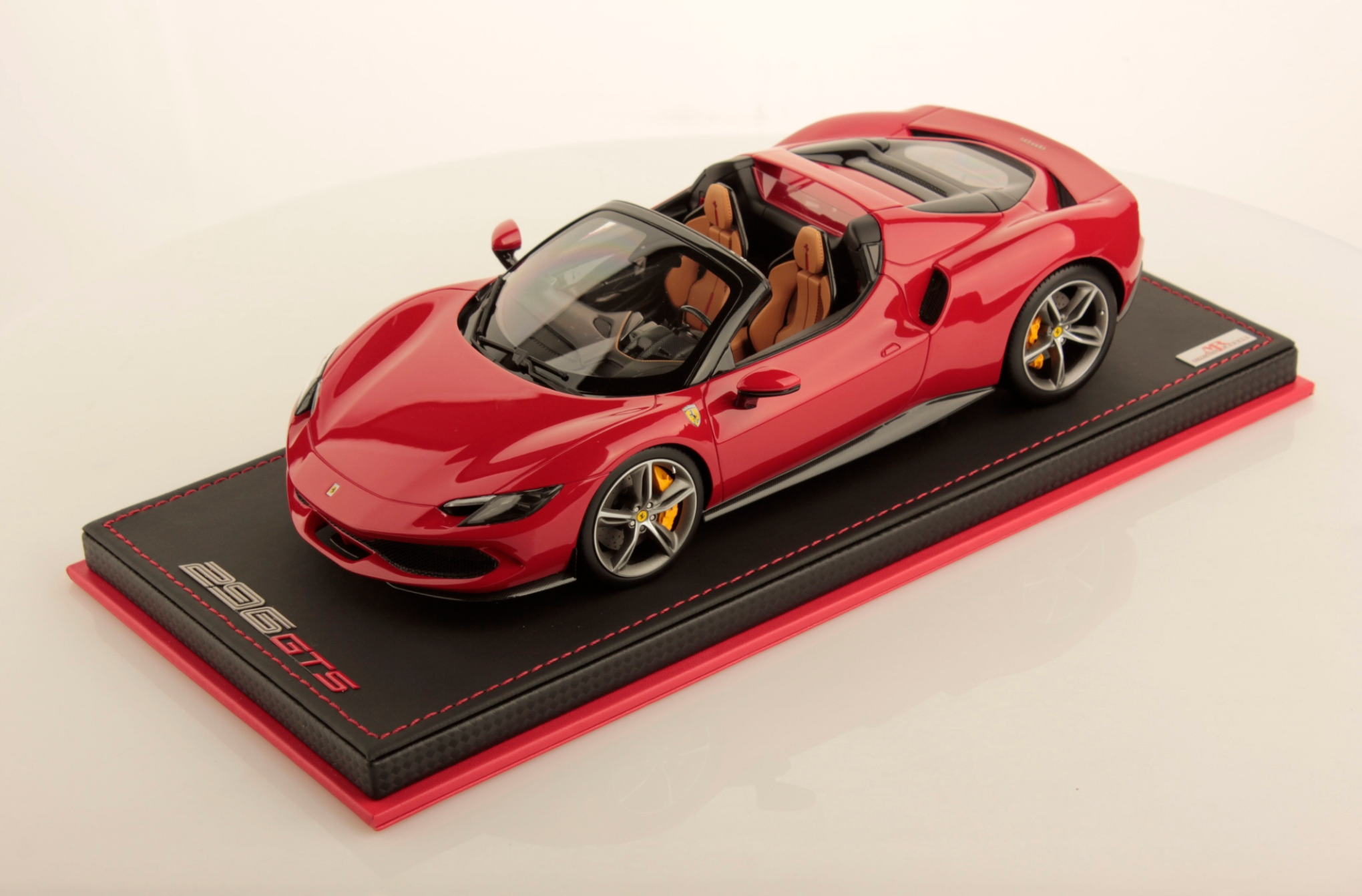 Ferrari 296 GTS - New Rosso Corsa Met - 1:18