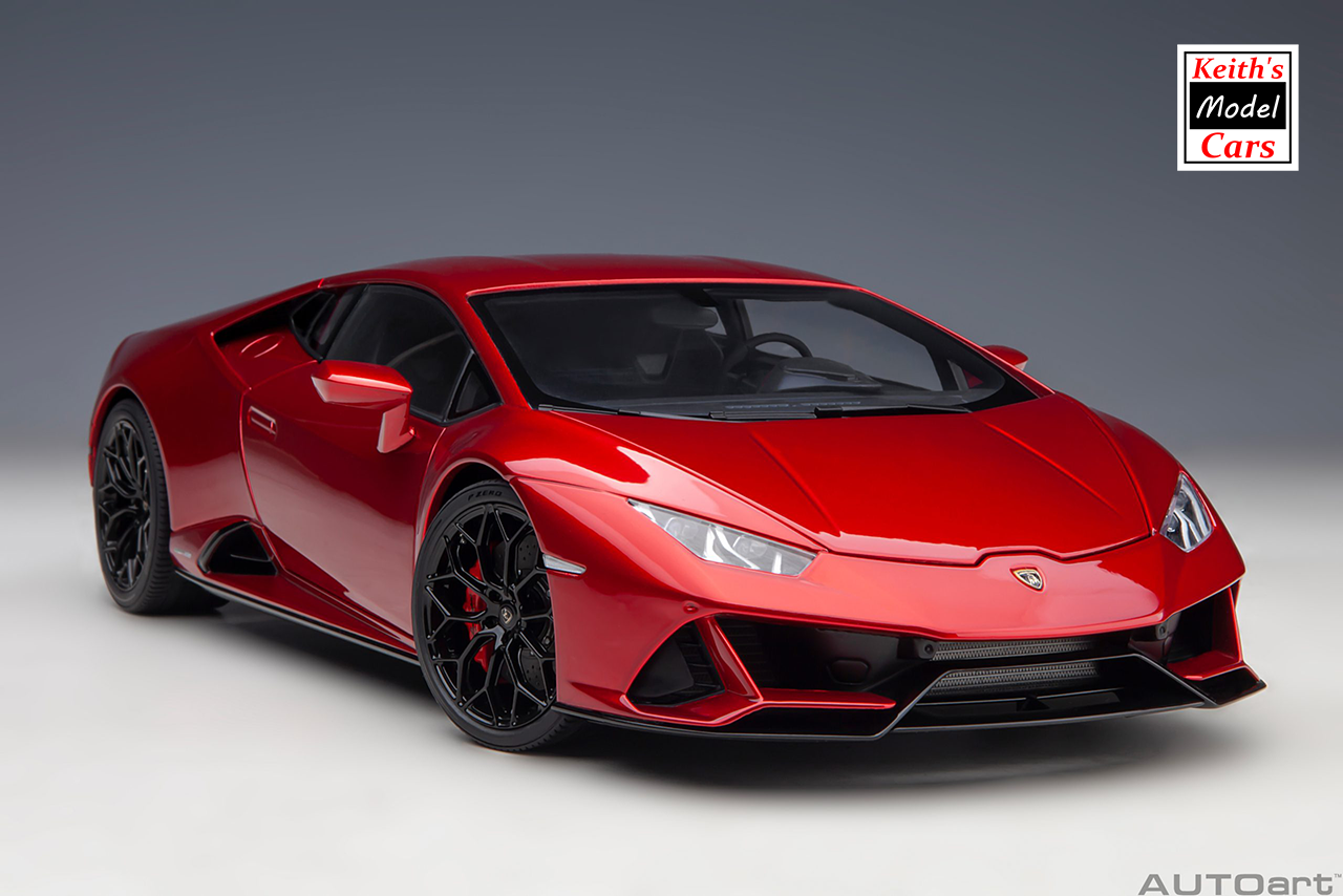 [1/18 Scale] Lamborghini Huracán Evo in Rosso Bia by AUTOart Models