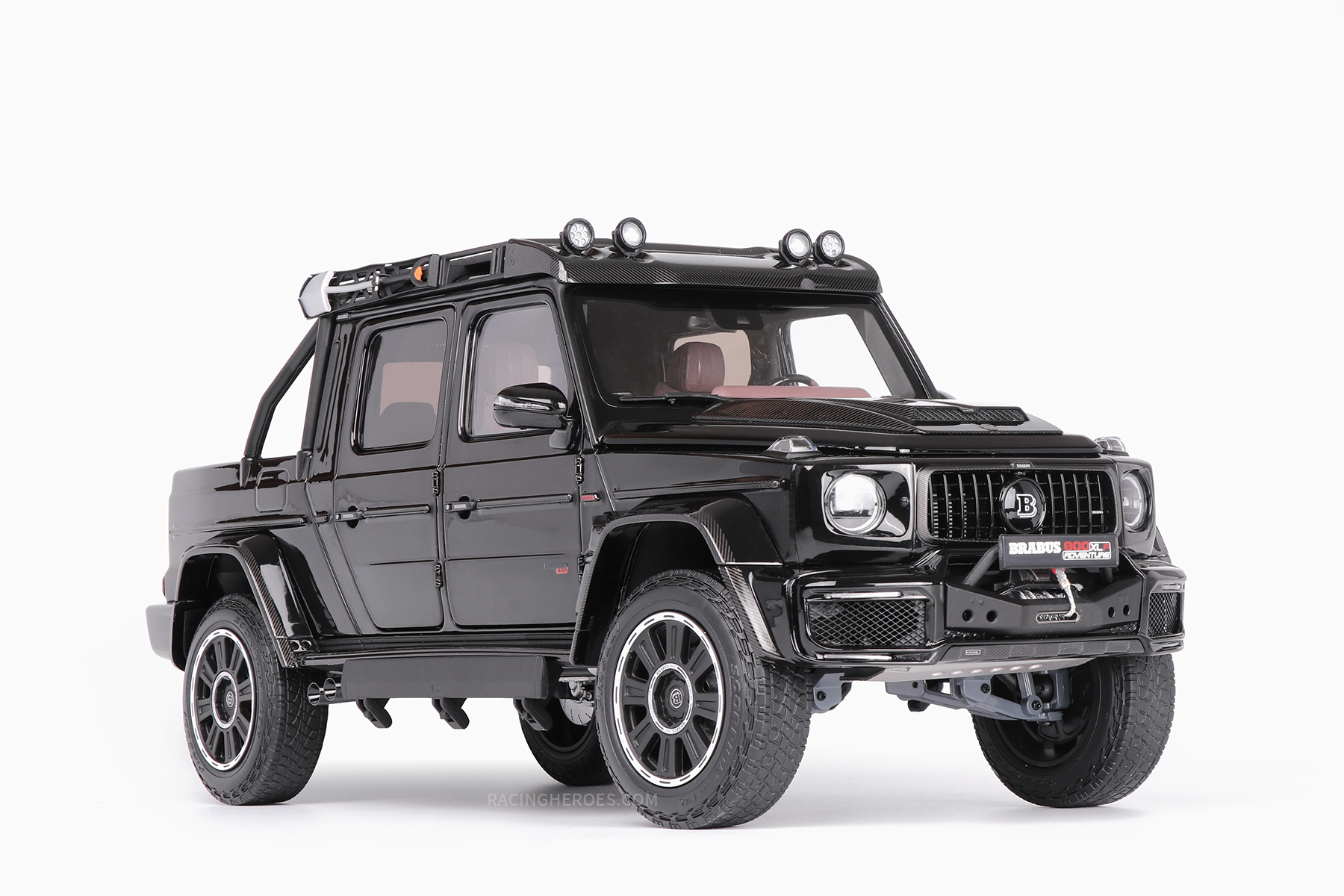 Brabus G 800 Adventure XLP 2020 Obsidian Black 1:18 by Almost Real