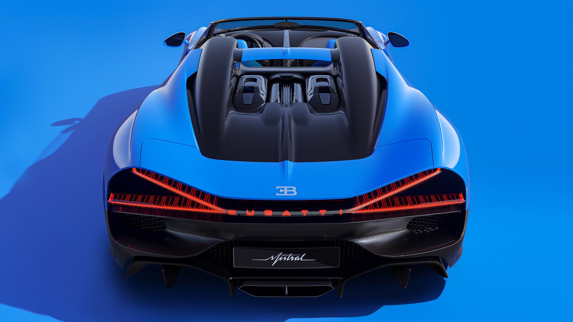Bugatti Mistral - blue - 1:18