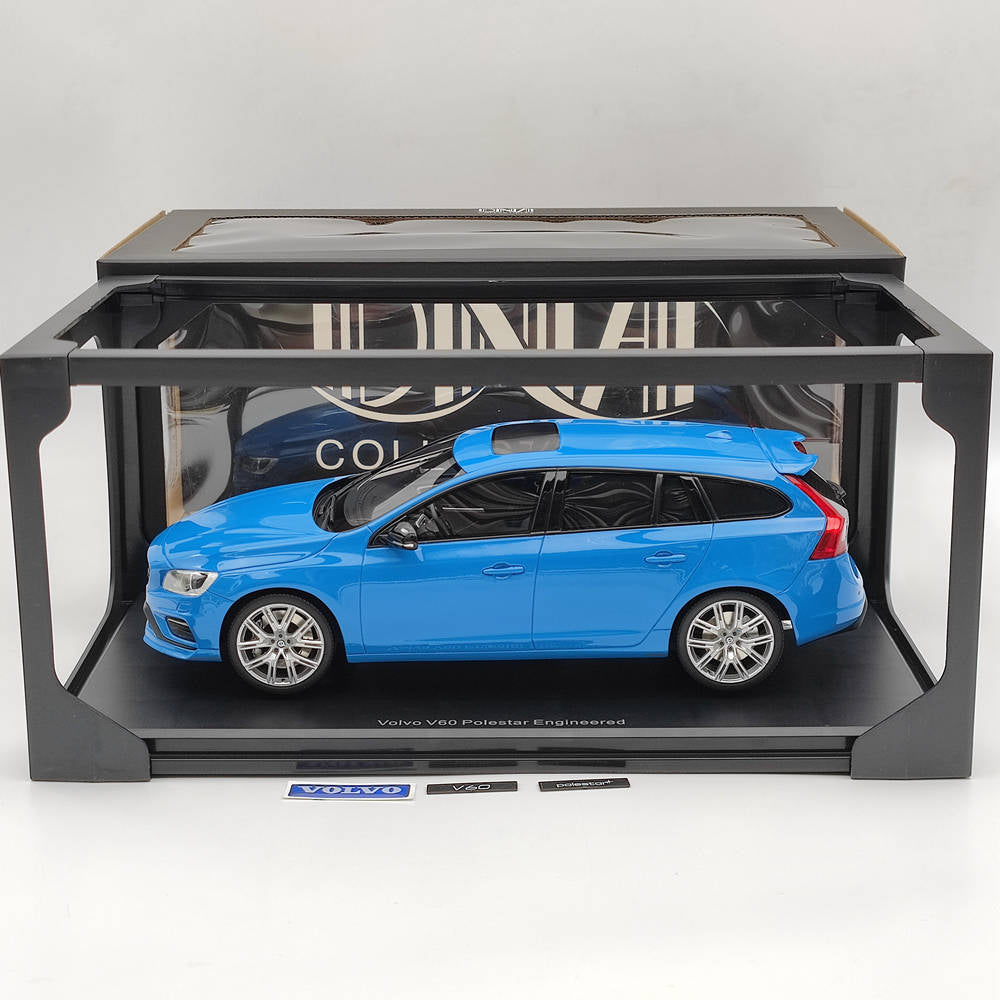 DNA Collectibles 1/18 Volvo V60 Polestar Engineered DNA000123 Resin Model Blue Toys Car Gift