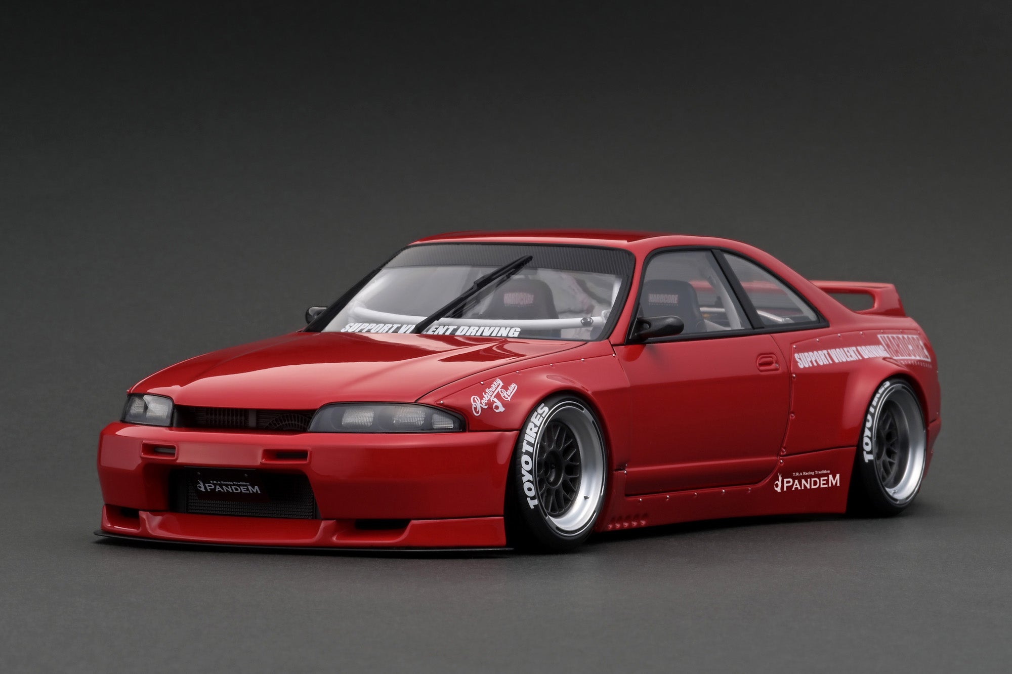 *PREORDER* Ignition Model 1:18 Nissan Skyline GT-R (BNCR33) Pandem in Red