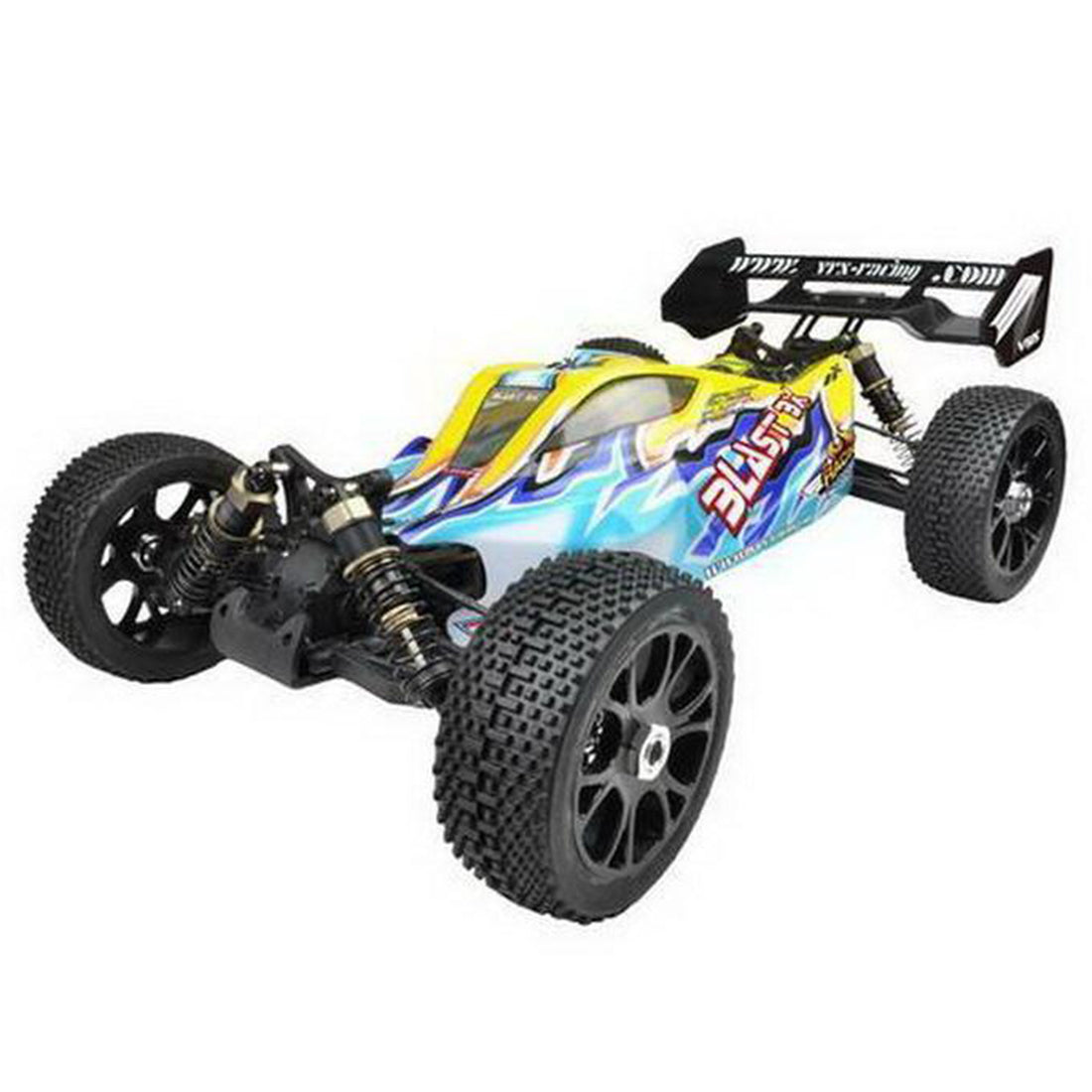 VRX RH816 1/8 Scale 4WD Brushless RTR Off-road Buggy High Speed 2.4GHz RC Car (with 60A ESC, 3650 Motor) - R0236 Yellow Blue