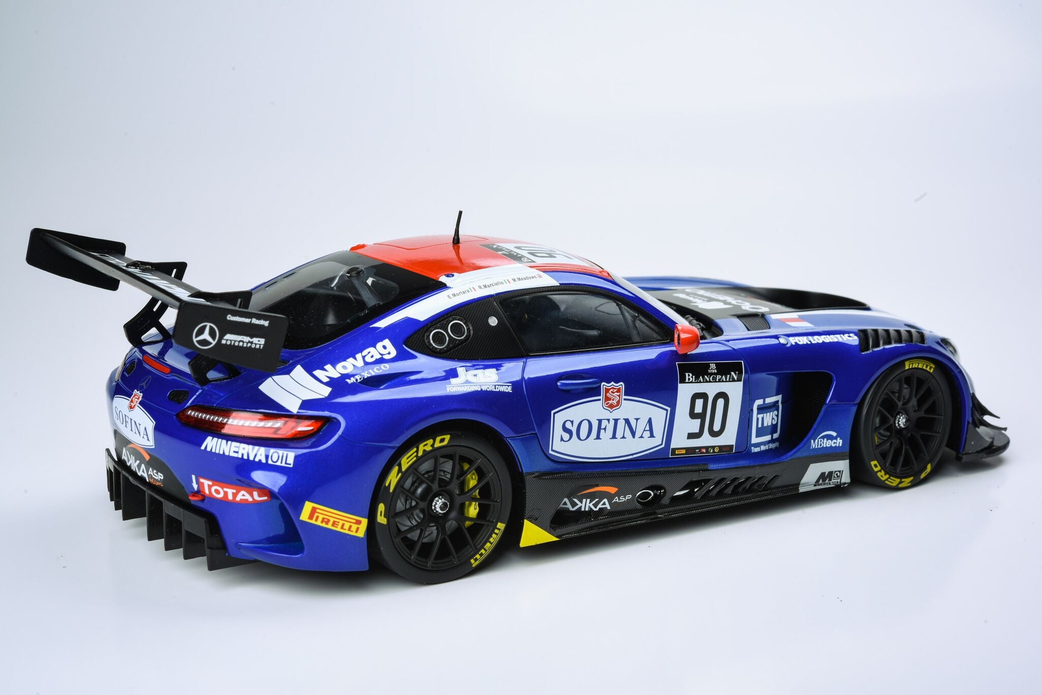 Paragon 1:18 Mercedes-AMG GT3: Akka ASP #90 2017 24 hours Spa: 3rd PA-88022