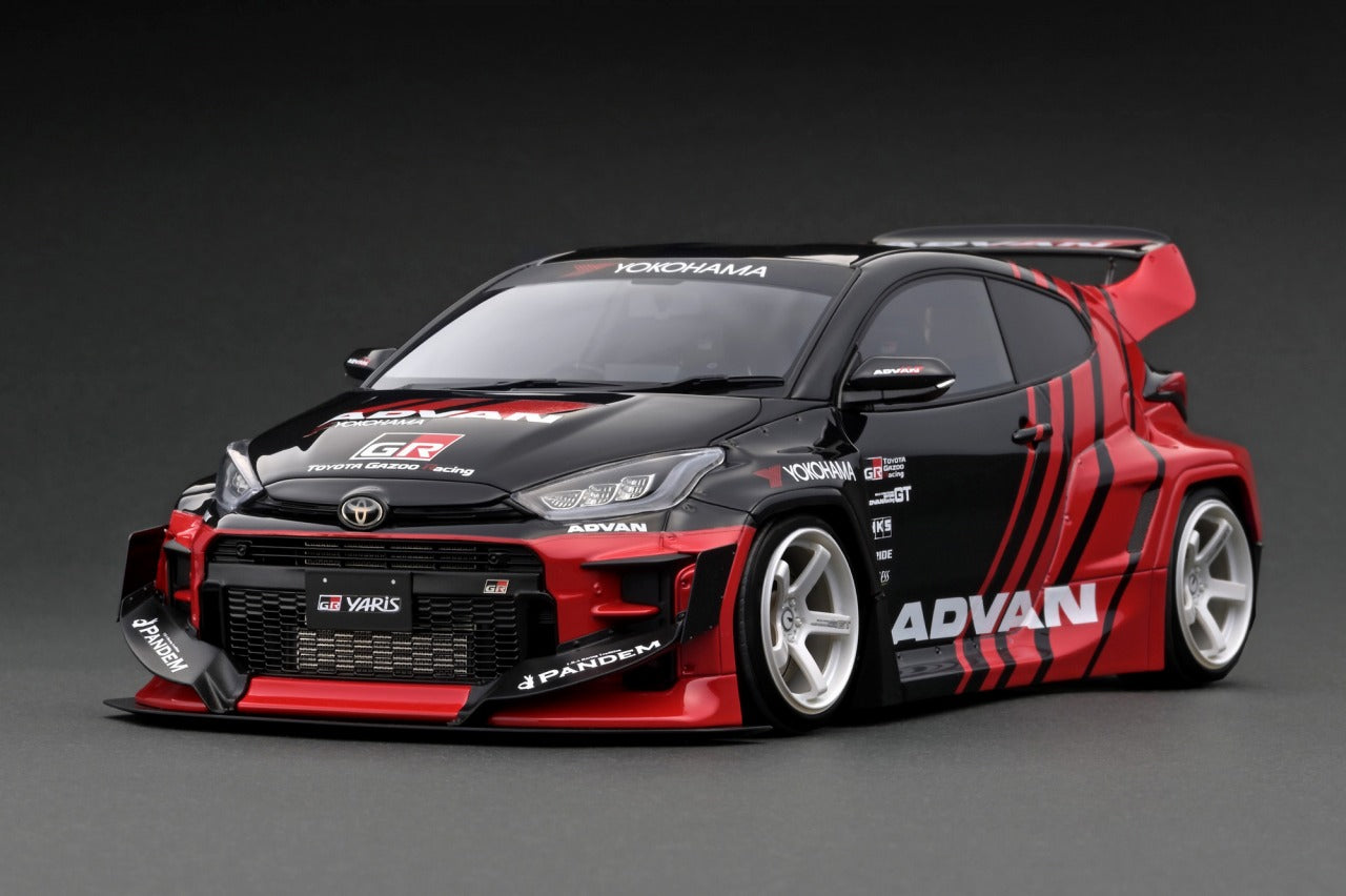 *PREORDER* Ignition Model 1:18 Toyota GR Yaris (4BA) PANDEM in Black / Red