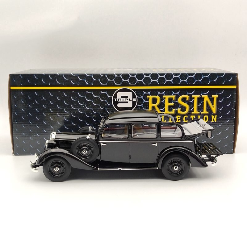 1:18 Triple9 Mercedes-Benz 260D W138 Pullman Landaulet 1936 Black 1800103 Resin Models Limited Edition Auto Toys Car Collection