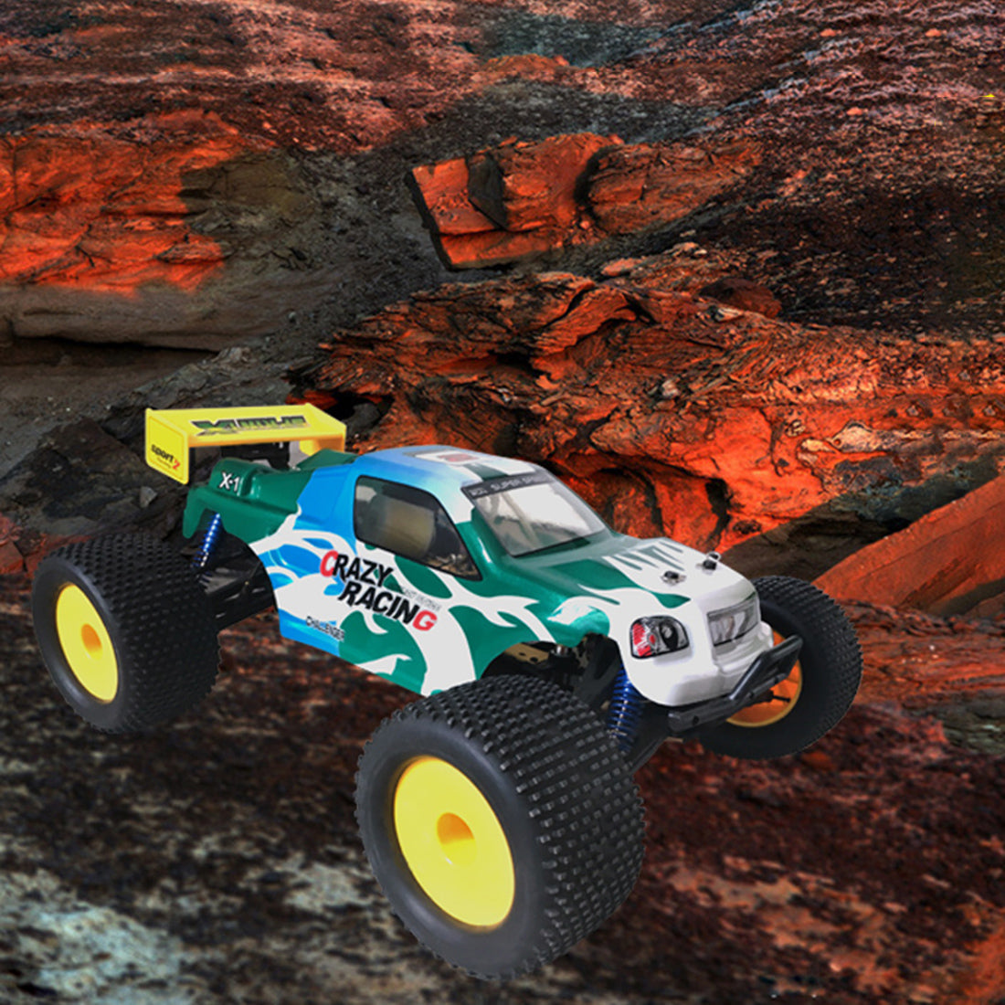 1/8 2.4G RC Car Off-road Vechcle Model RC Racing Car 80KM/H Toy with 25CXP Engine RTR version