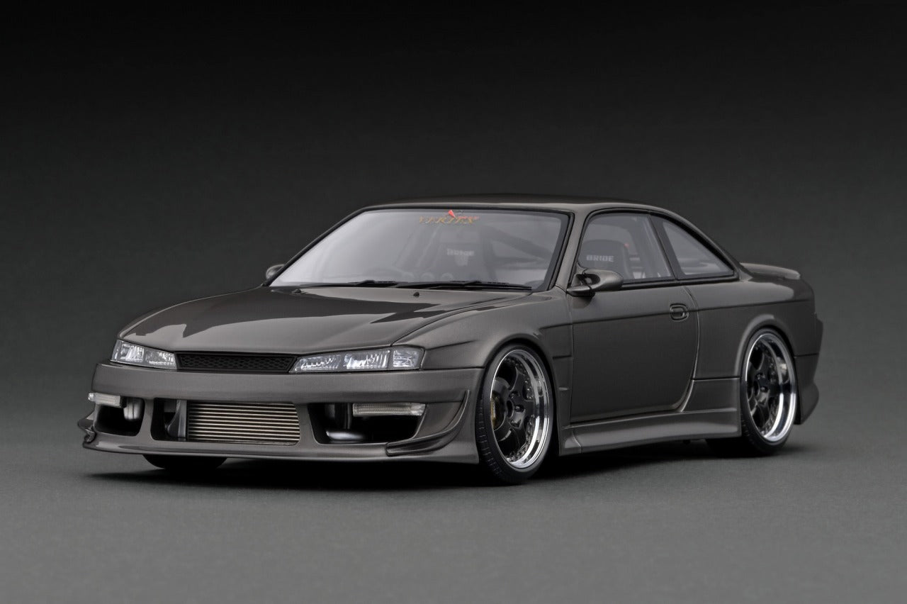 *PREORDER* Ignition Model 1:18 Nissan Silvia (S14) VERTEX in Gun Metallic