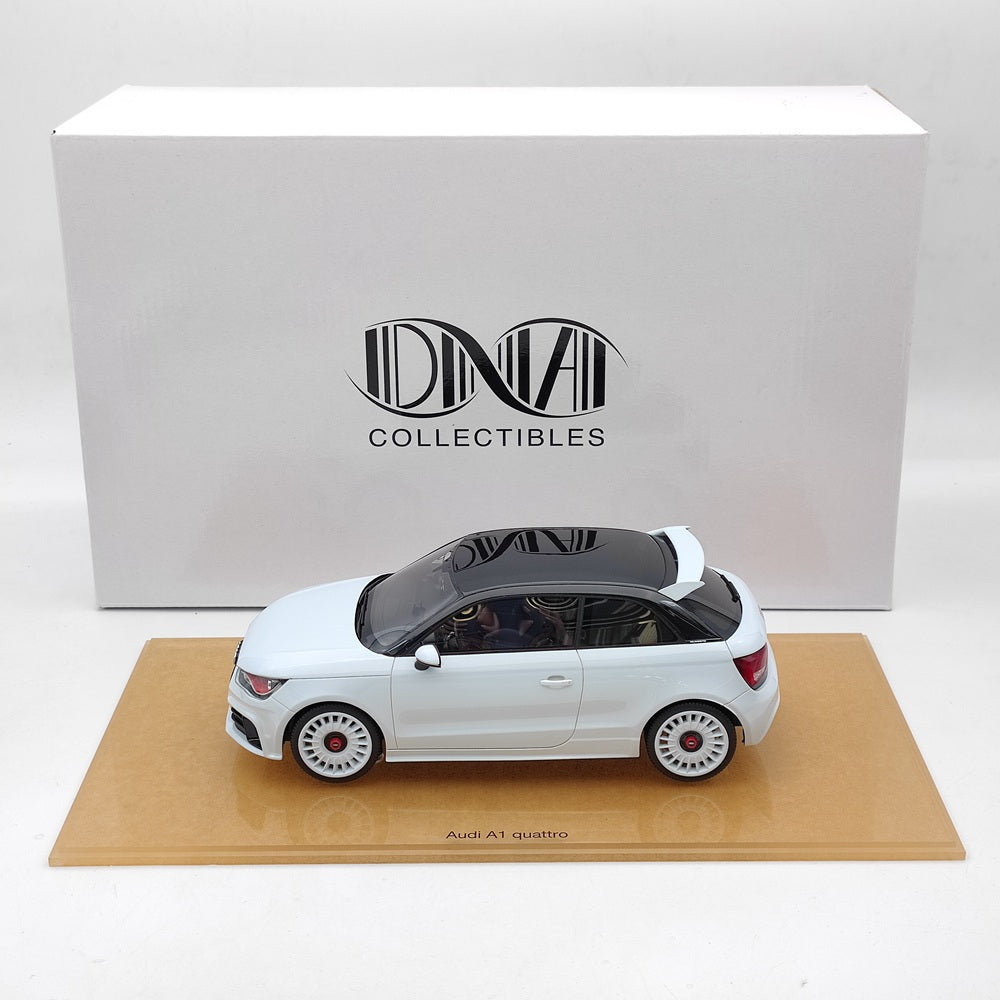 DNA Collectibles 1/18 Audi A1 Quattro 2014 DNA000045 Resin Model Car White Toy Gift