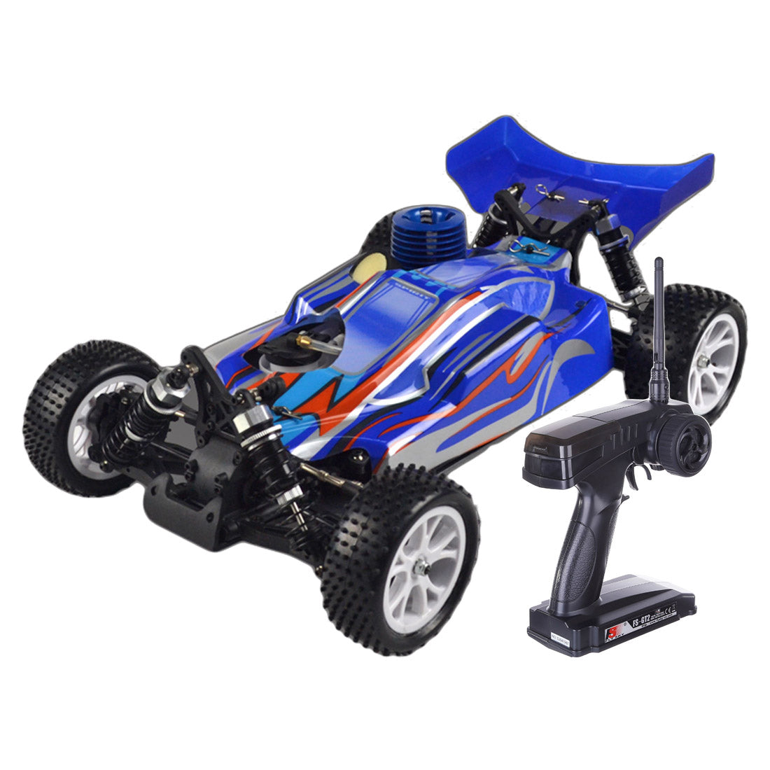 VRX RH1007 RC Car 1/10 Scale 2.4G 4WD 60km/h High Speed Force 18 Nitro Engine Off-road RTR Truck