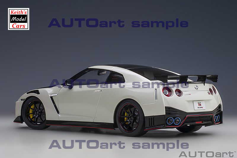 [1/18 Scale] Nissan GT-R (R35) Nismo 2022 Special Edition in Brilliant White Pearl by AUTOart Models