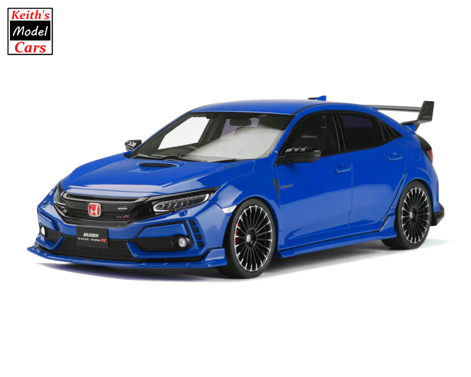 [1/18 Scale] Honda Civic (FK8) Type R Mugen in Brilliant Sporty Blue Metallic by OTTOmobile