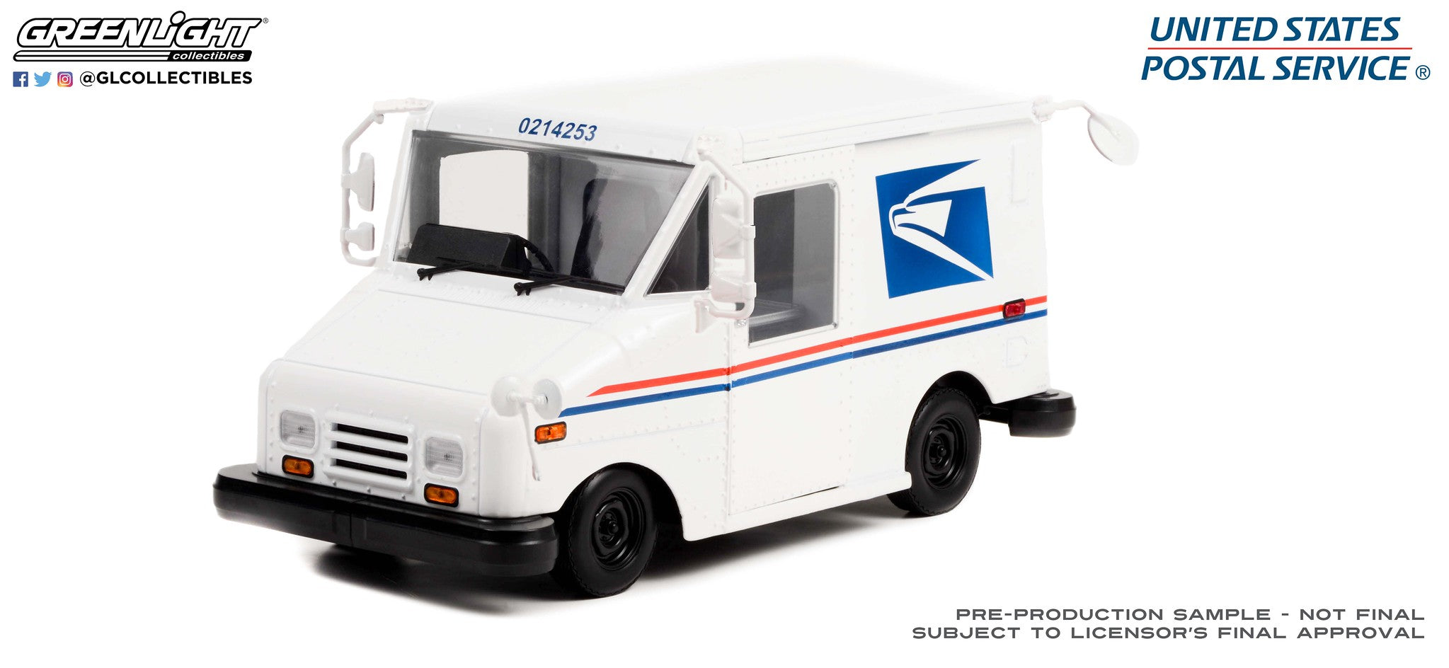 GreenLight 1:18 United States Postal Service (USPS) Long-Life Postal Delivery Vehicle (LLV) 13570