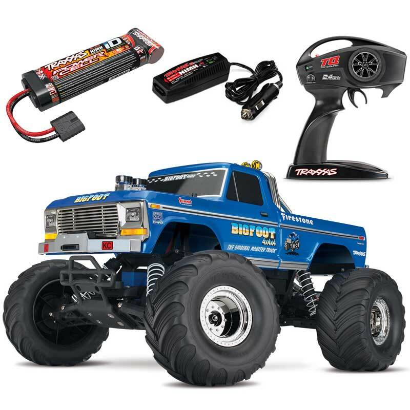 Traxxas BIGFOOT Classic 2WD RTR RC Truck w/Battery & Quick Charger