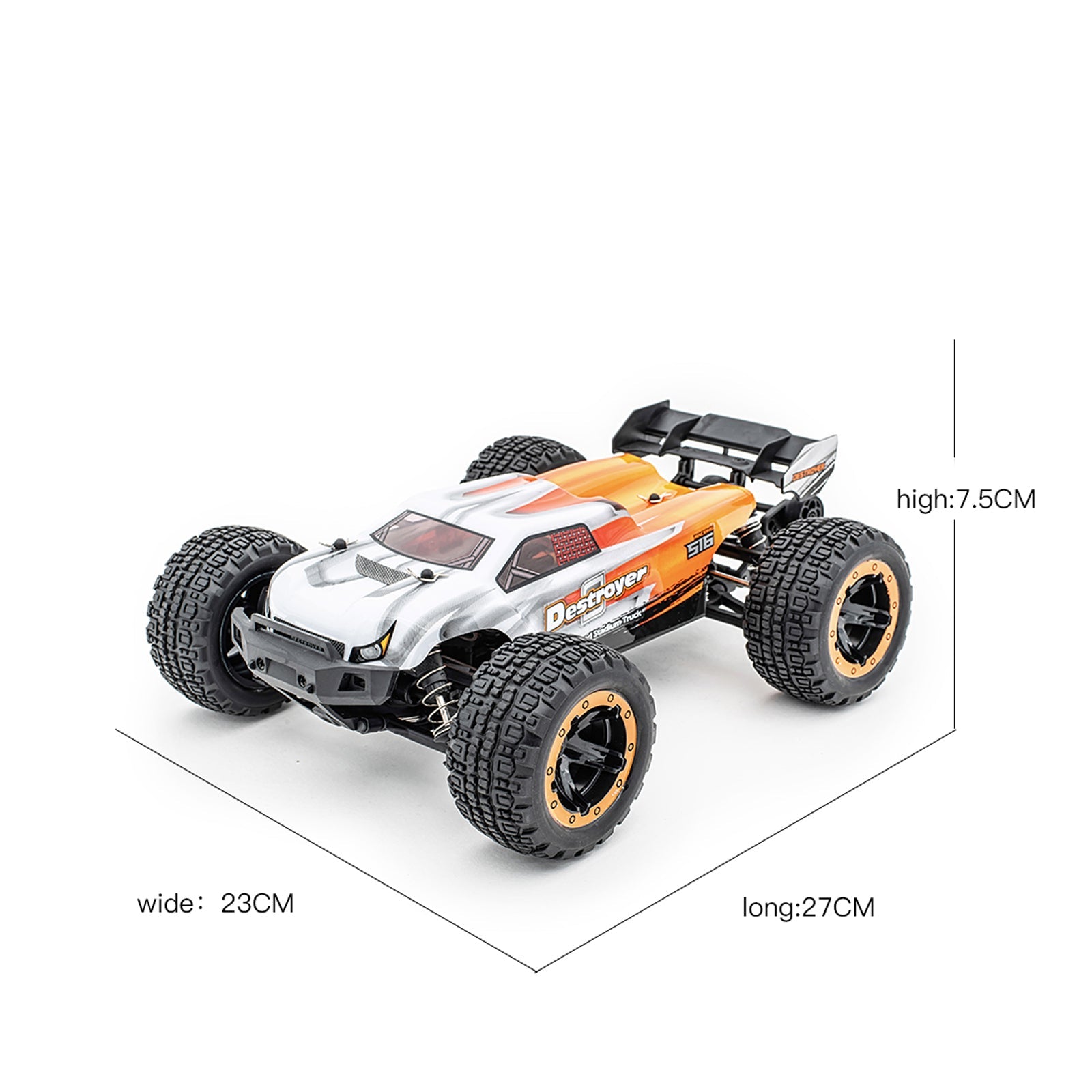 HAIBOXING 16890A 1:16 45KM/H 4WD High Speed Electric Vehicle 2.4 GHz All-Terrain RC Car Brushless Waterproof Off-Road Truck (RTR)