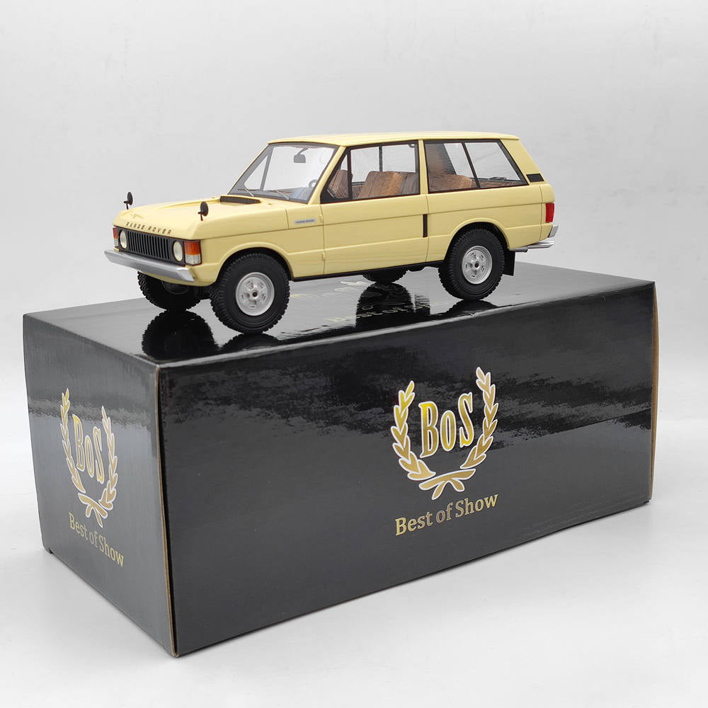 BOS 1/18 1970 LAND ROVER RANGE ROVER Suffix A beige BOS166 Resin Model Car Limited Collection Gift