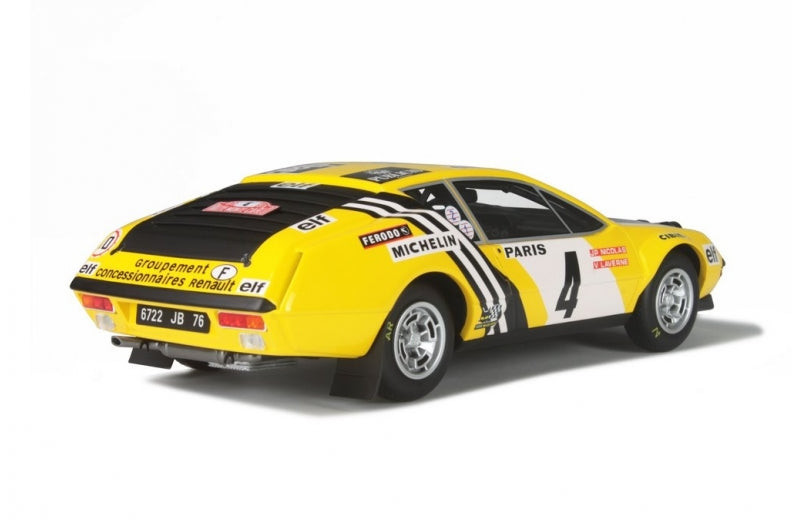 OTTO 1/18 Alpine A310 1600 Group 4 #4 Monte Carlo 1976 JP.Nicolas V.Laverne OT201