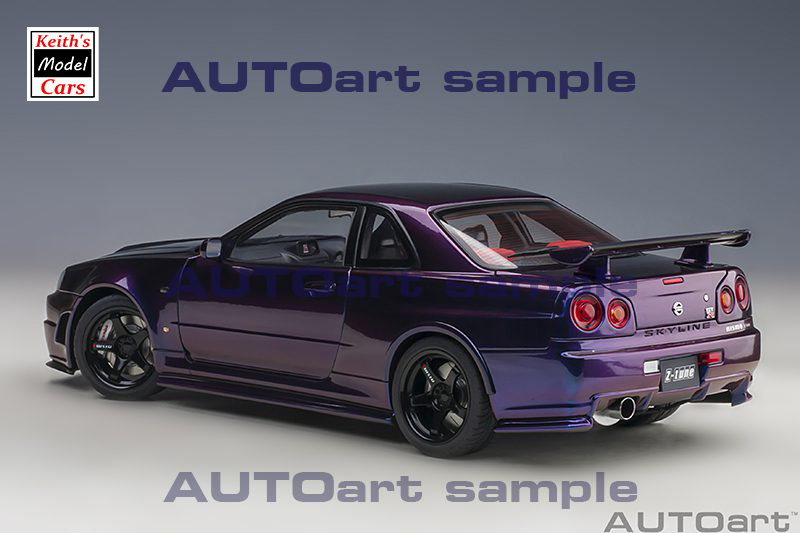 [1/18 Scale] Nissan Skyline GT-R (R34) Z-Tune in Midnight Purple III by AUTOart Models