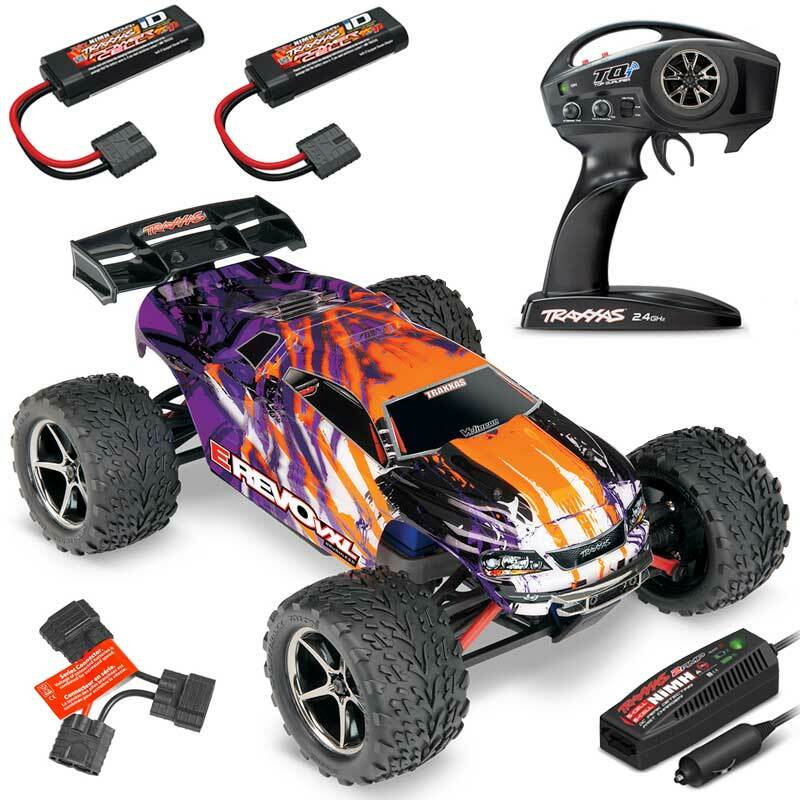 Traxxas 1/16 E-Revo VXL Brushless 4WD RTR RC Truck 50+MPH COMBO