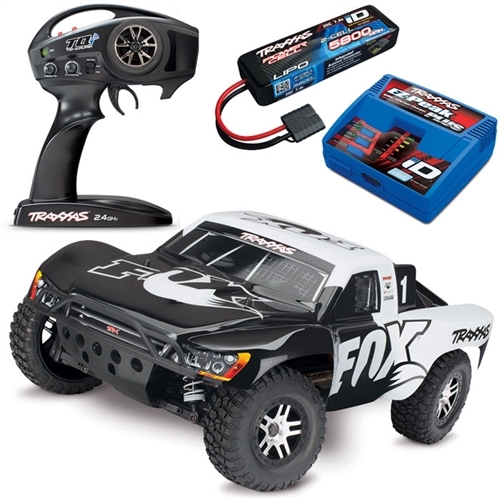 Traxxas Slash 4x4 VXL Brushless RTR Truck LIPO COMBO PACKAGE