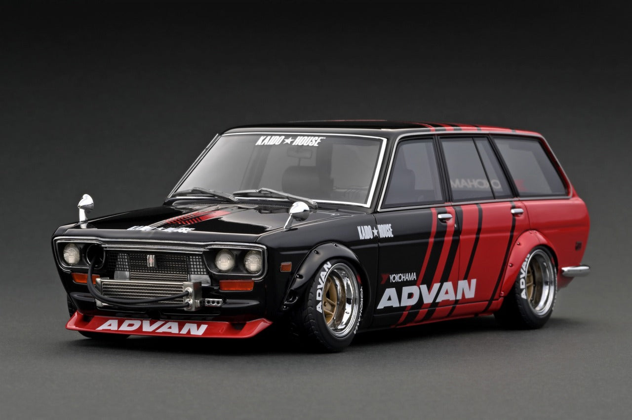 *PREORDER* Ignition Model 1:18 Datsun Bluebird (510) Wagon KAIDO HOUSE in Red / Black