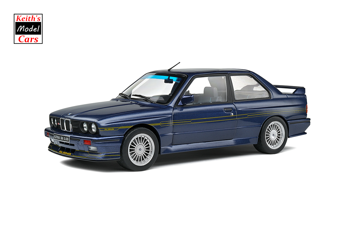 [1/18 Scale] 1990 Alpina B6 3.5S in Mauritus Blue by Solido