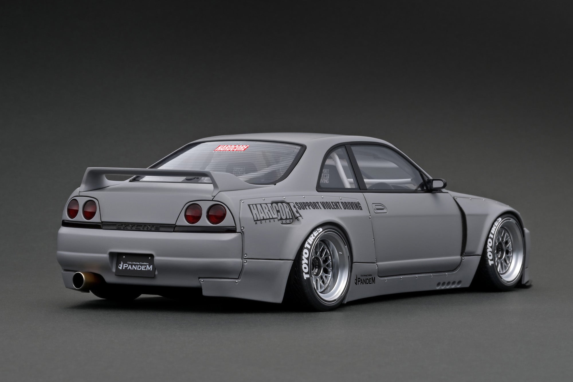 *PREORDER* Ignition Model 1:18 Nissan Skyline GT-R (BNCR33) Pandem in Matte Gray