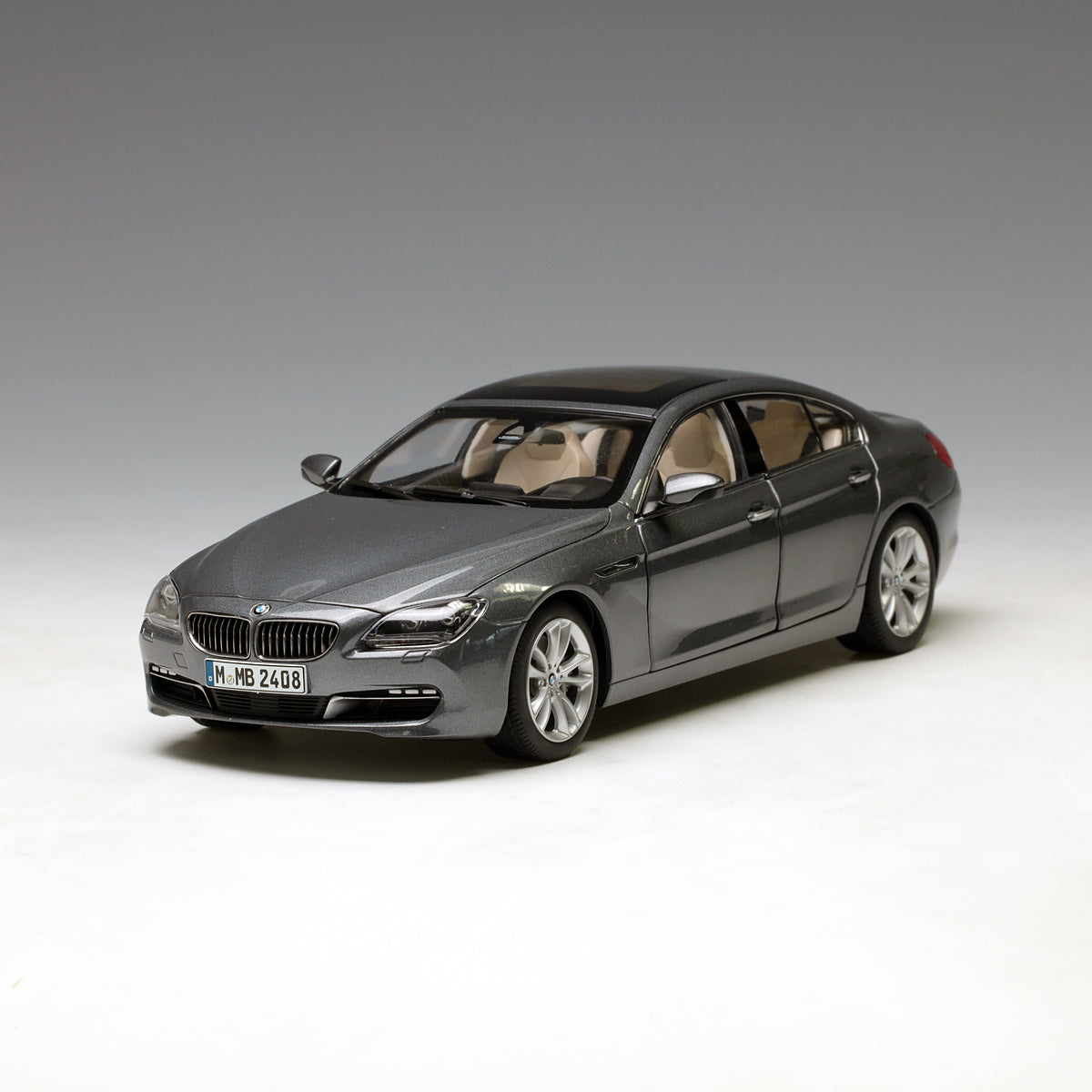 Paragon 1:18 BMW 6 Series 650i Gran Coupe Grey PA-97031