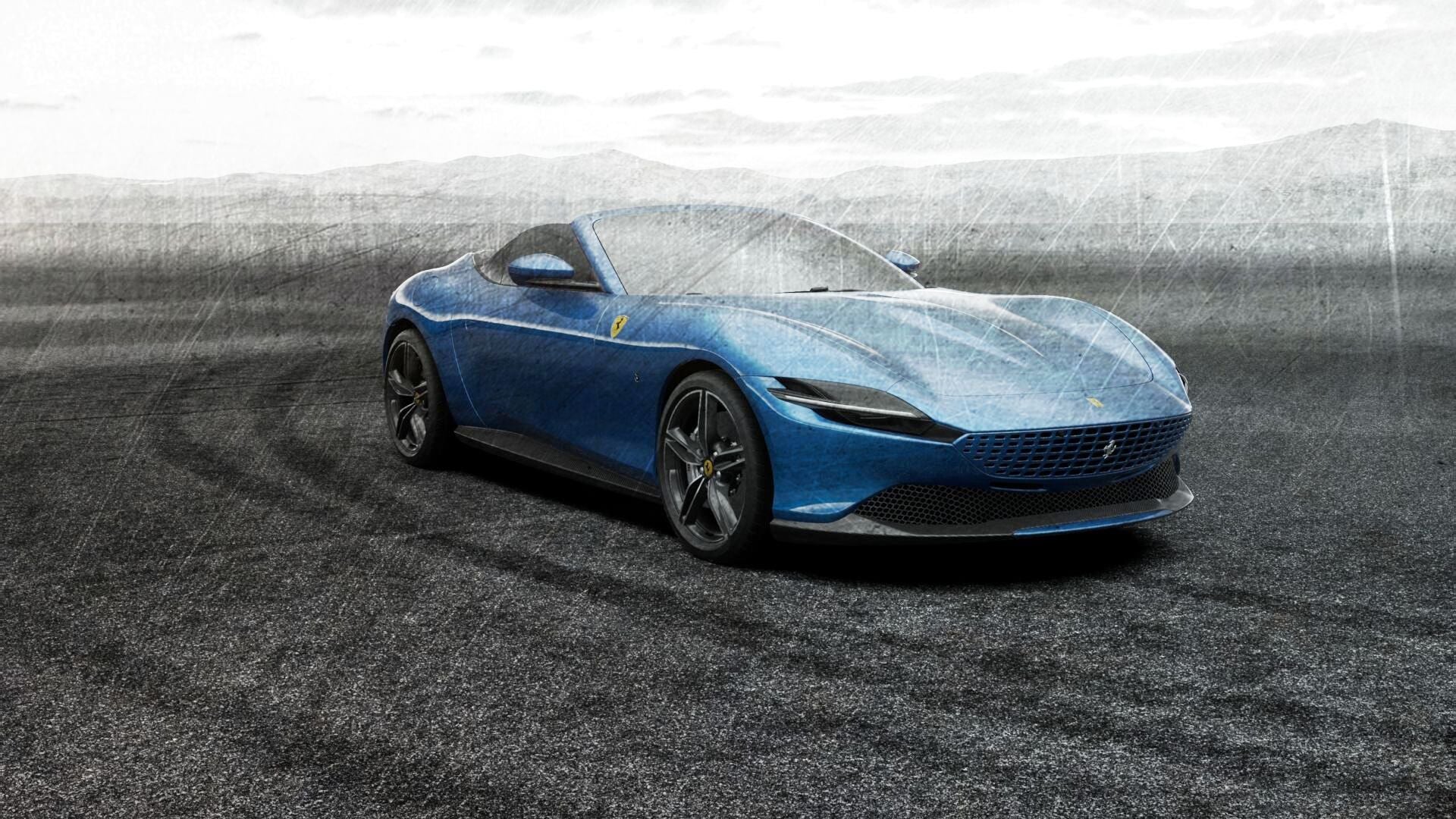 Ferrari Roma Spider - Blu Corsa LE49 - 1:18