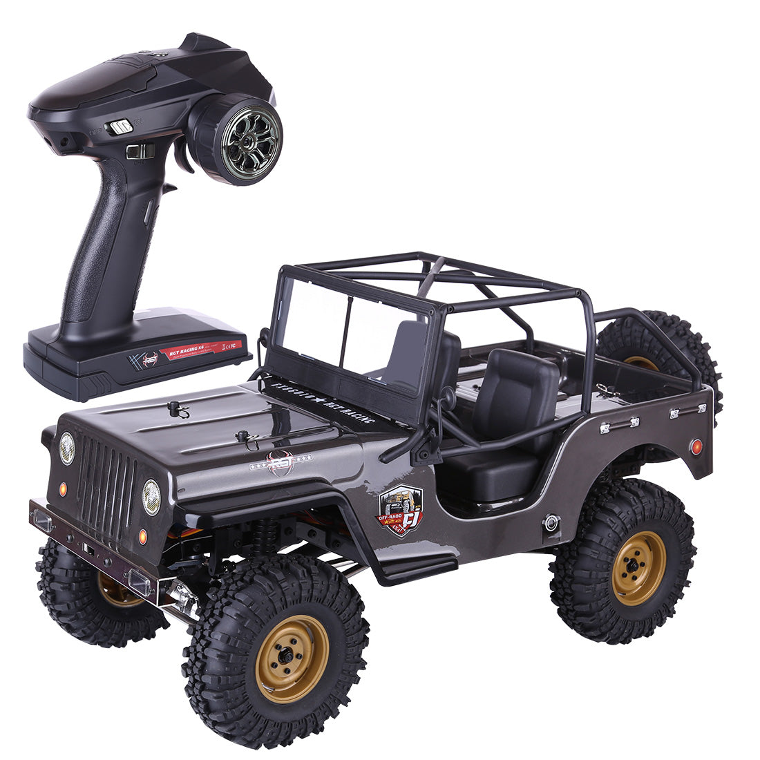 RGT 86010CJ 1/10 4WD RC Car All-terrain Off-road Vehicle Rock Crawler Climbing Vehicle  - RTR