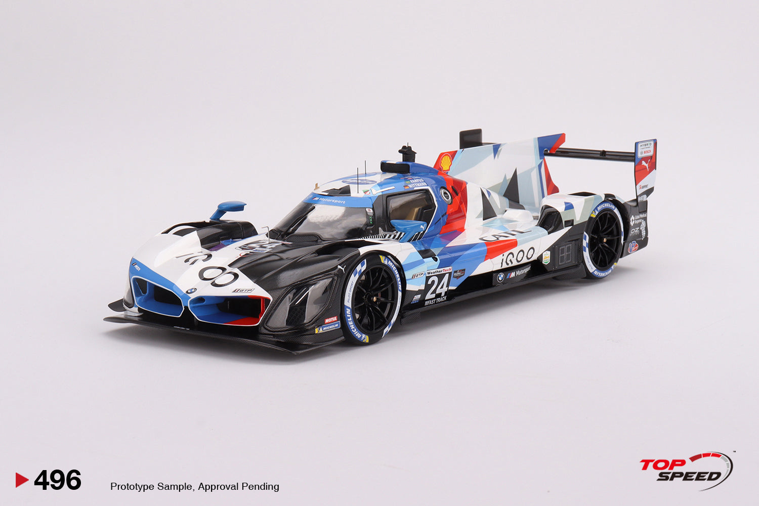 *PREORDER* TopSpeed Models 1:18 BMW M Hybrid V8 GTP #24 BMW M Team RLL   2023 IMSA Daytona 24 Hrs