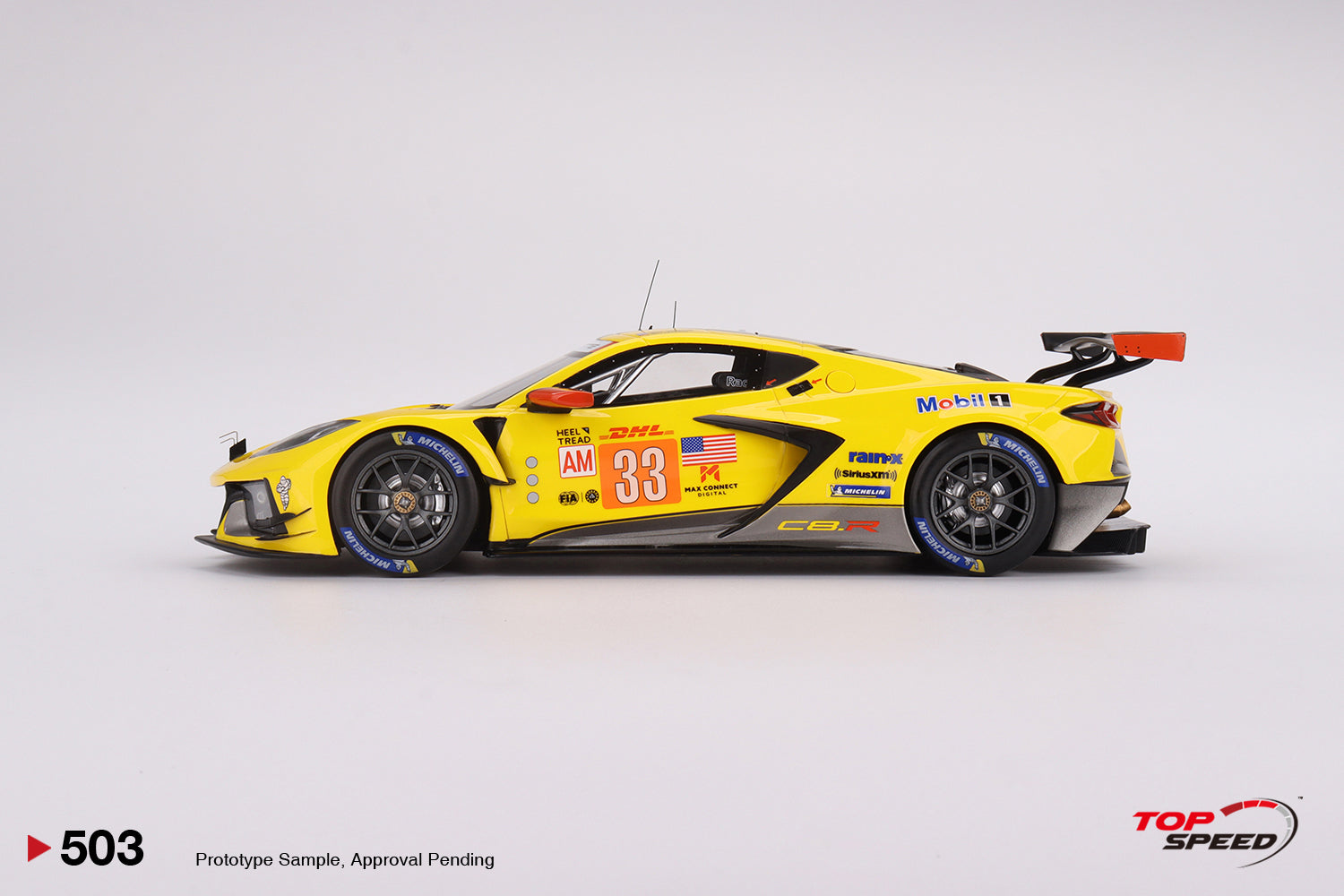 *PREORDER* TopSpeed Models 1:18 Chevrolet Corvette C8.R #33 Corvette Racing 2023 WEC 1000 Miles of Sebring LMGTE AM Winner
